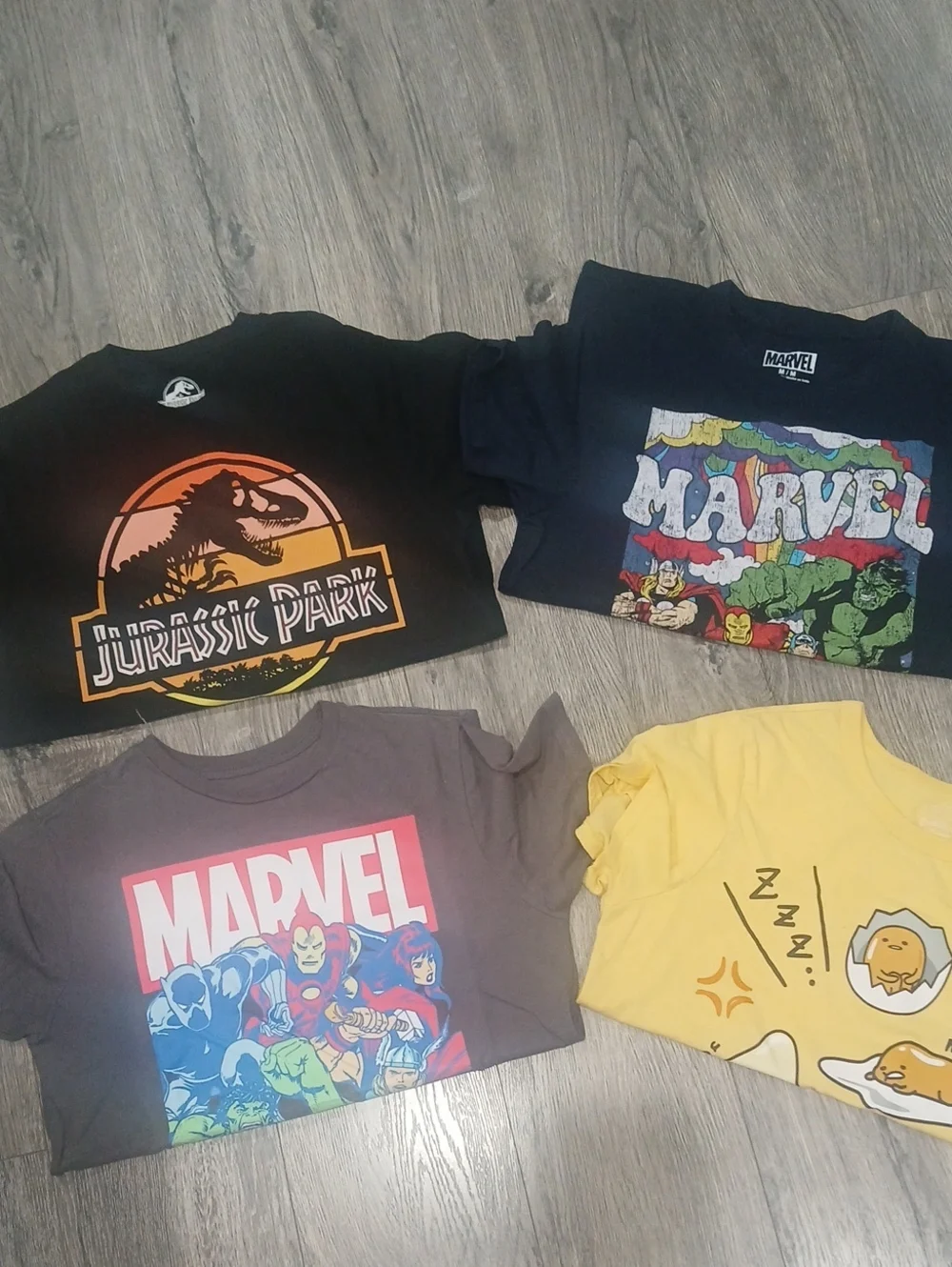 Marvel Black Logo Graphic Tees
